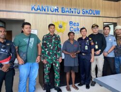 Bea Cukai Jayapura amankan WN PNG bawa amunisi di PLBN Skouw