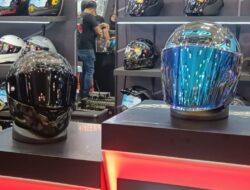 NJS Helmet luncurkan dua helm berbahan karbon di IMOS 2024